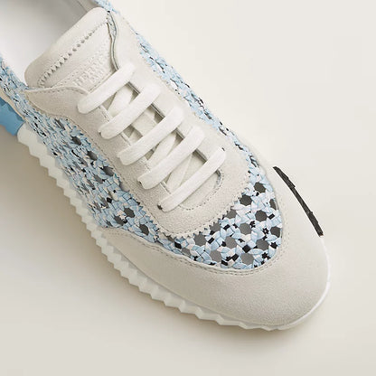 Tenis Hermès Bouncing Furado Blue