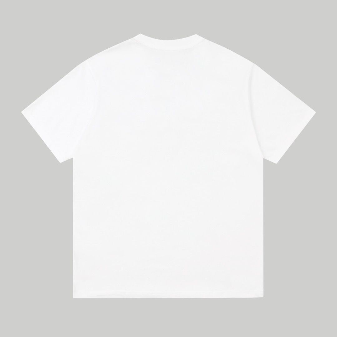 Camiseta Burberry White Logo Beige