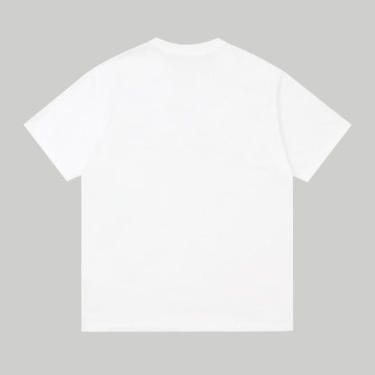 Camiseta Burberry White Logo Beige