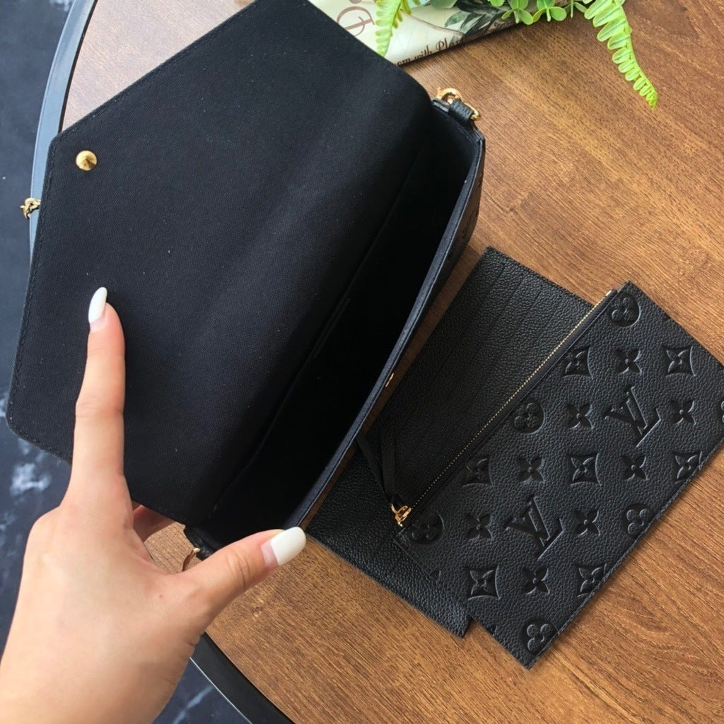 Bolsa Felicie Monogram Empreinte Black