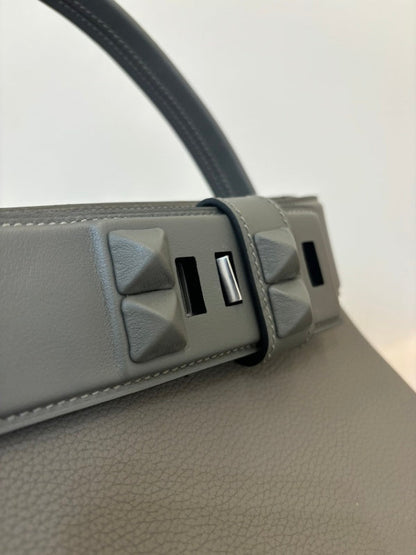 Bolsa Hermes Grey Toile Officier H Herbag 39