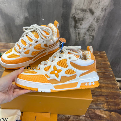 Skate Sneaker Yellow White