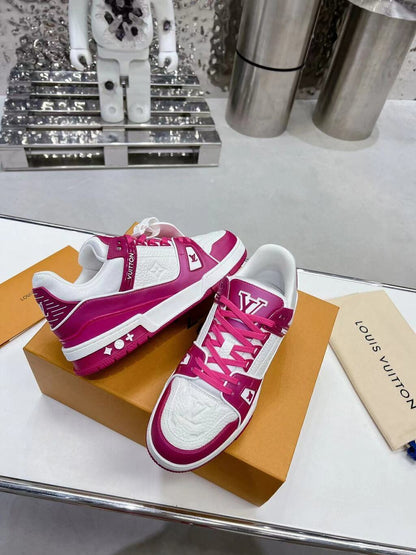 LV Trainer Pink White