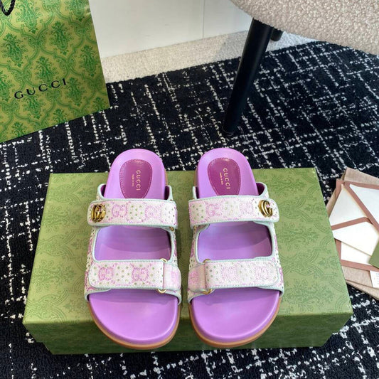 GUCCI Women's sandal with Double GG