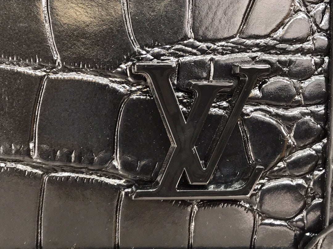 Bag Lv Alligator Mini Soft Trunk Black