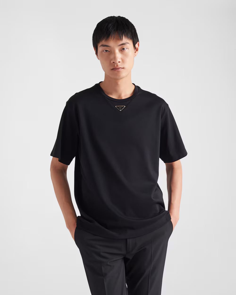 Camiseta Prada Black Logo