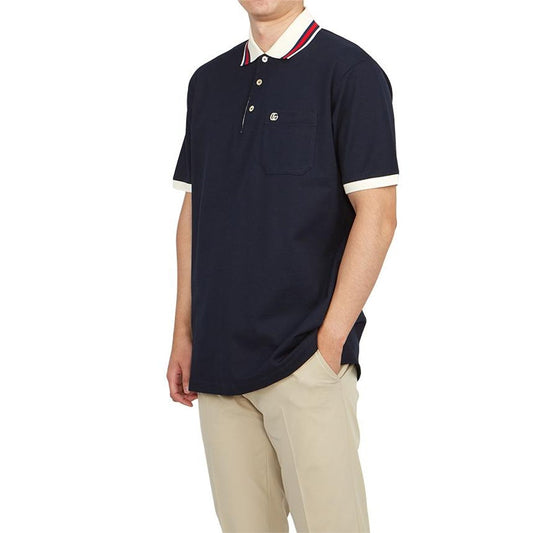 Polo Gucci Azul Marinho