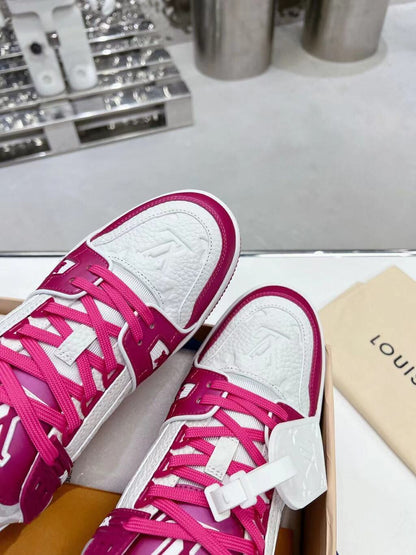 LV Trainer Pink White