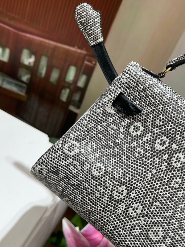 Bolsa Hermès Kelly Idole Kelly Doll in Lizard