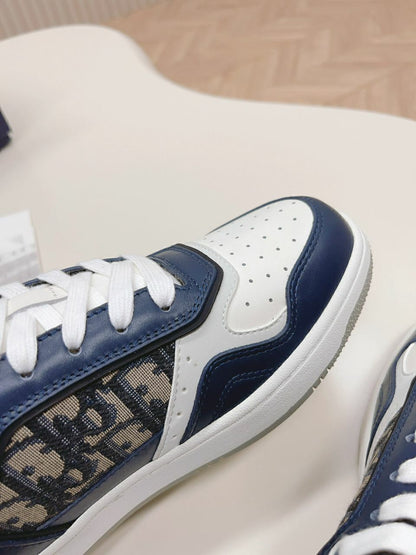 Dior B27 Low Blue Cream Dior Gray Beige Black Dior Oblique Jacquard