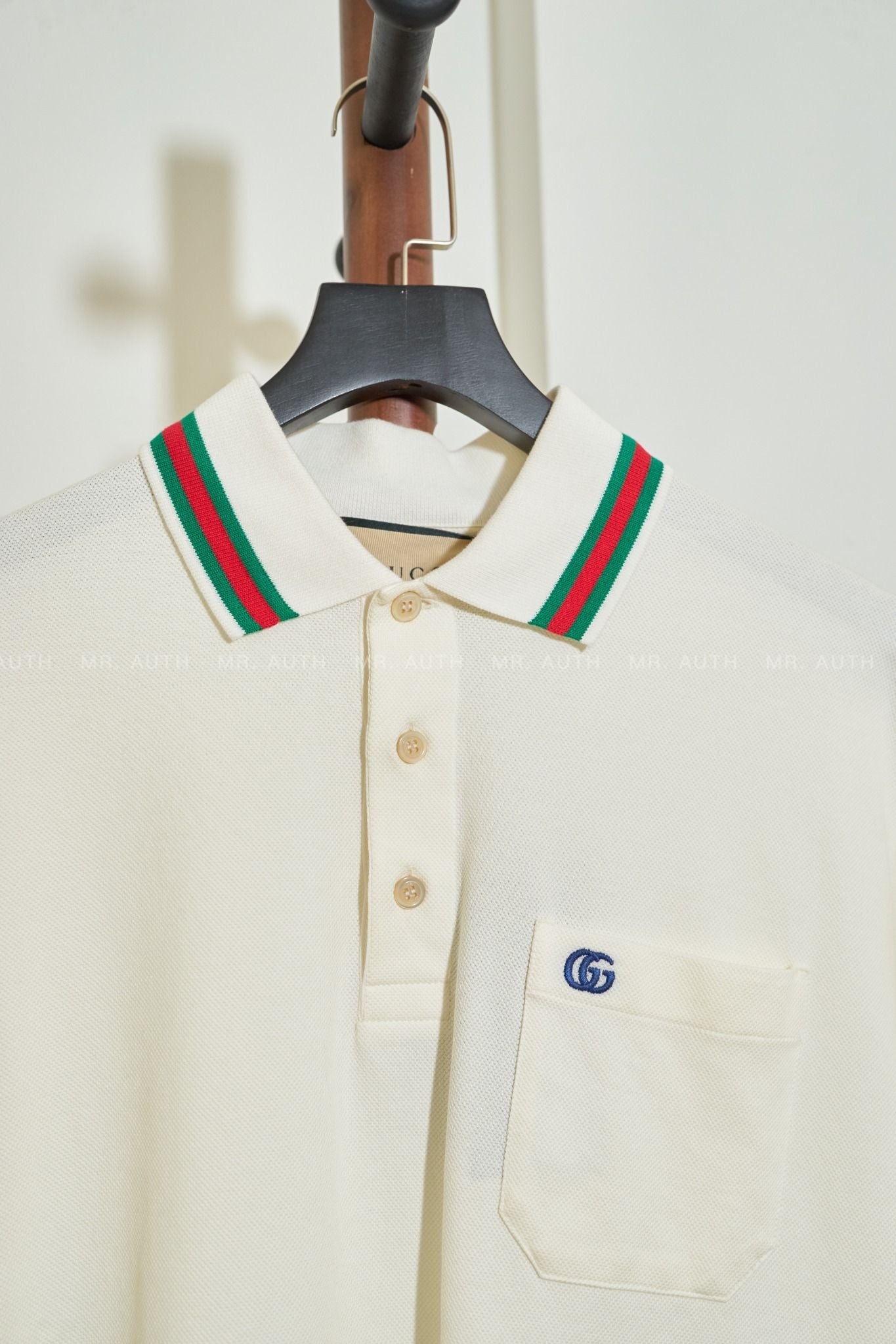 Polo Gucci Beige Logo T Shirt