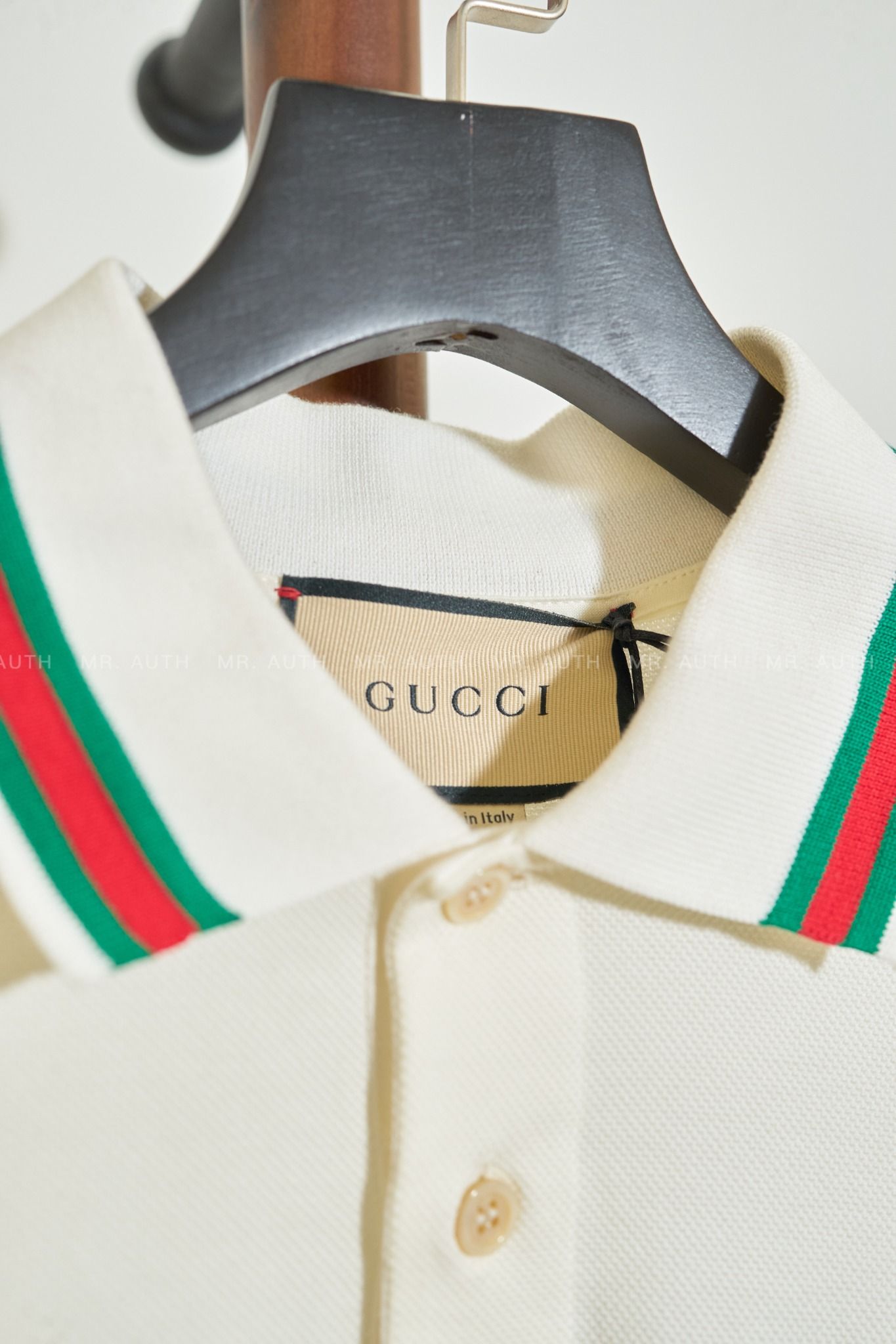 Polo Gucci Beige Logo T Shirt