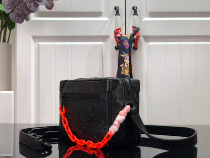 Bag Lv Mini Soft Trunk Monogram Black
