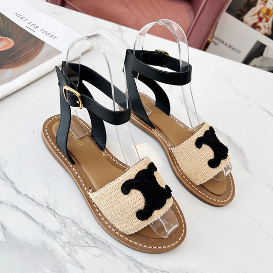 CELINE LYMPIA FLAT STRAP SANDAL