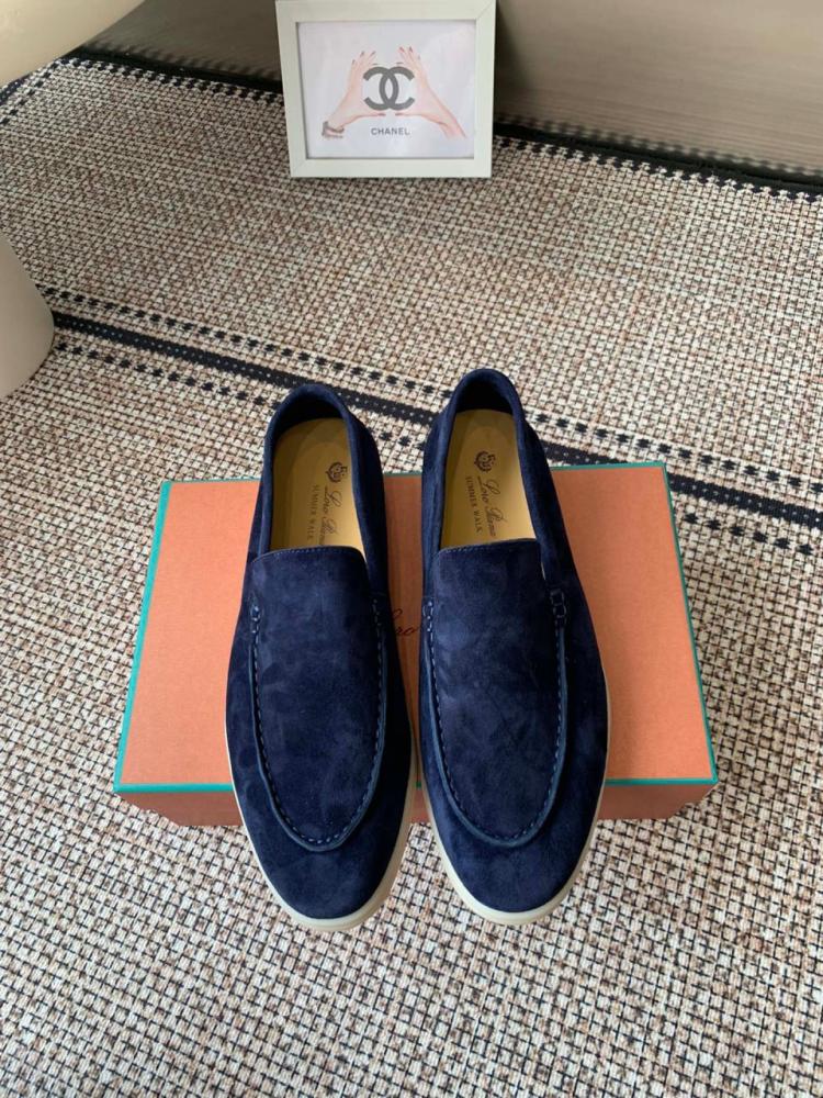 Mocassim Loro Piana Blue Marine