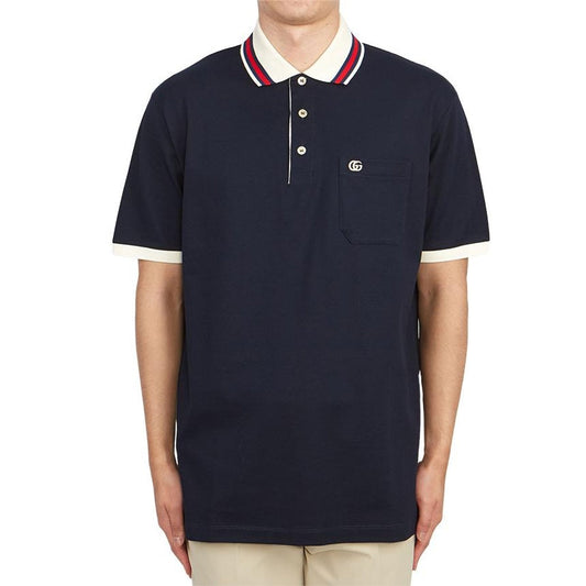 Polo Gucci Azul Marinho