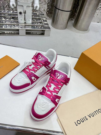 LV Trainer Pink White