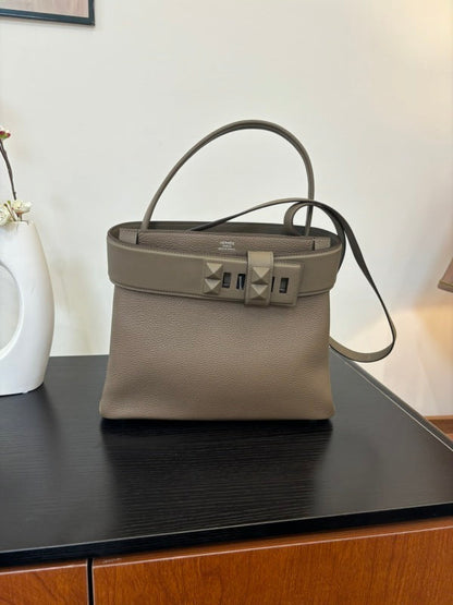 Bolsa Hermes Brown Toile Officier H Herbag 39