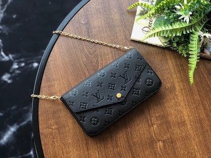 Bolsa Felicie Monogram Empreinte Black