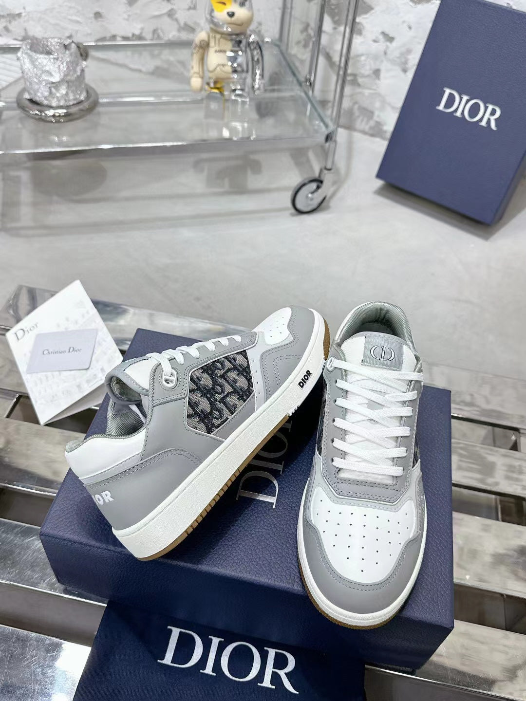 Christian Dior B27 Low-top  White Leather