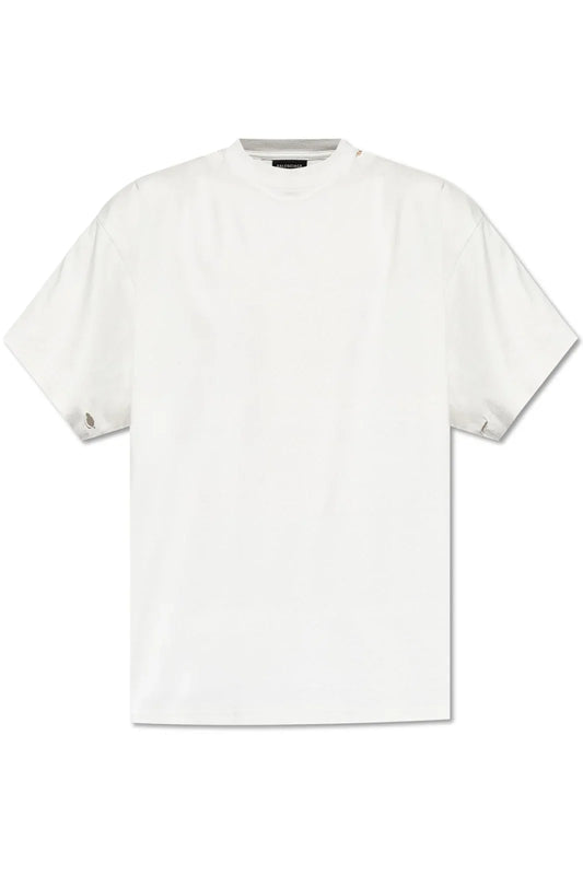 Camiseta Balenciaga Logo Security Vermelha