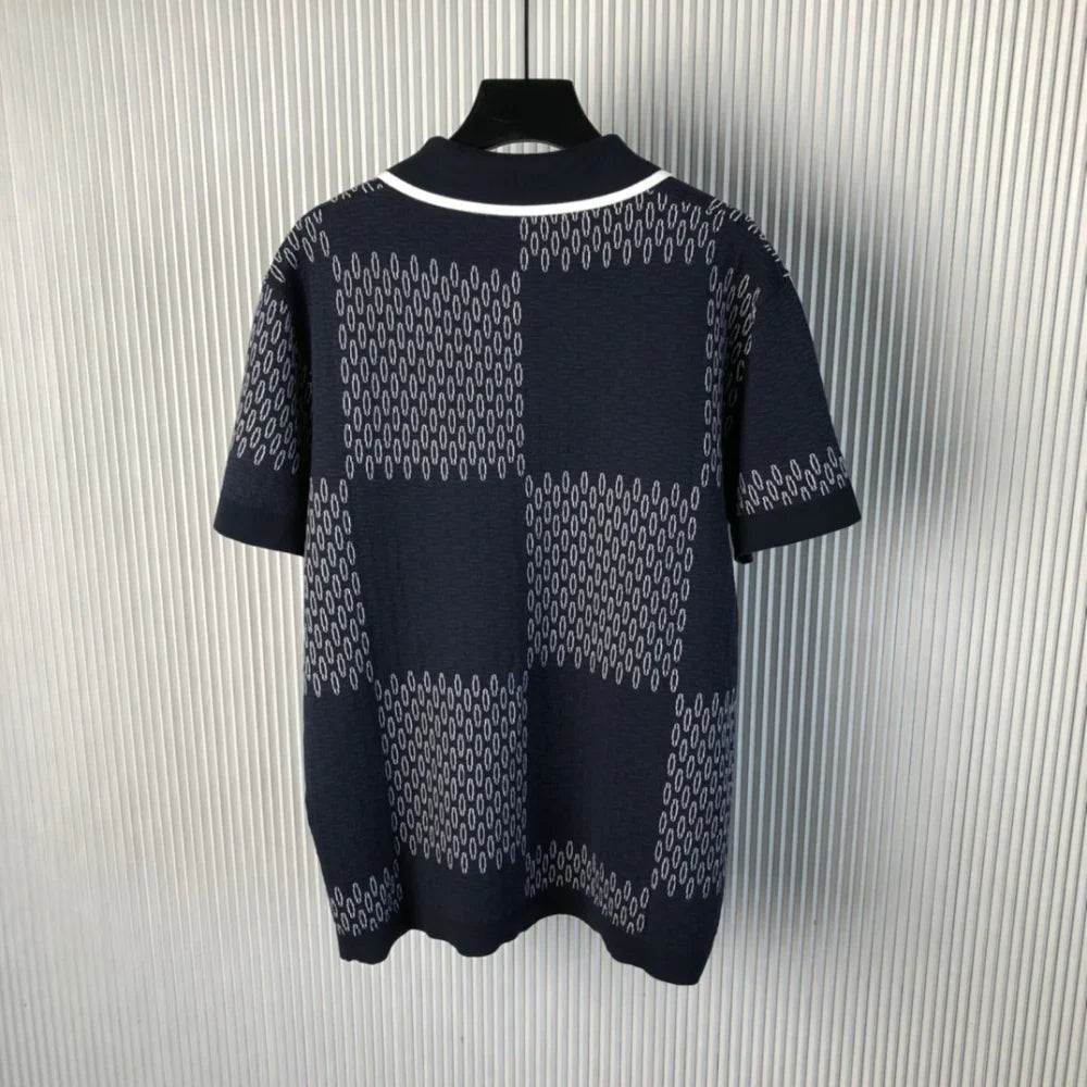 Polo Louis Vuitton Jacguard Blue