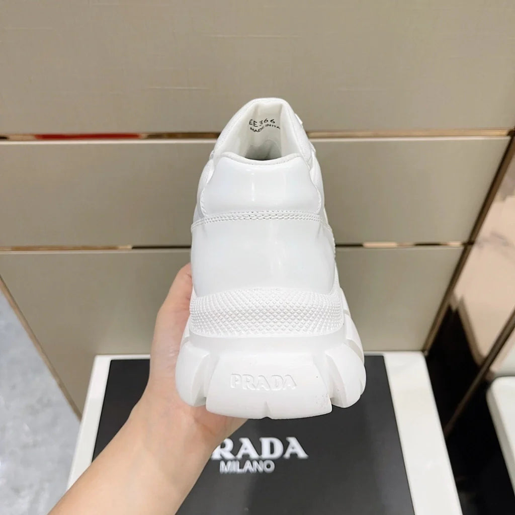 Tênis Prada Low Top White Solado Alto