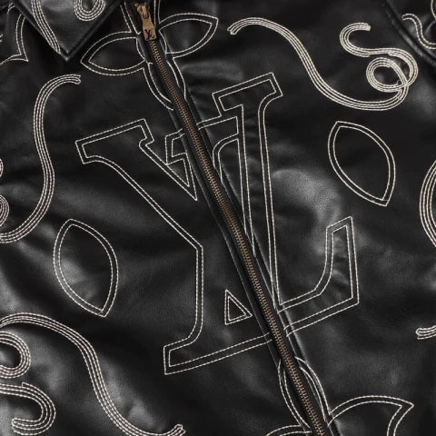 JAQUETA MONOGRAN LOUIS VUITTON "EMBROIDERED" Black