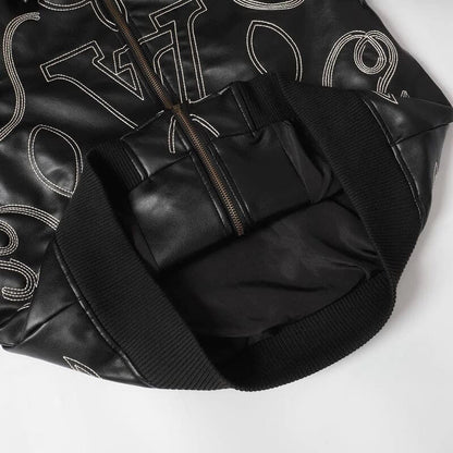 JAQUETA MONOGRAN LOUIS VUITTON "EMBROIDERED" Black