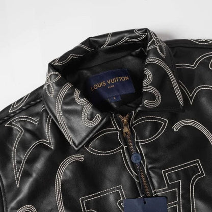 JAQUETA MONOGRAN LOUIS VUITTON "EMBROIDERED" Black