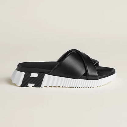 Chinelo Slide Hermes Black