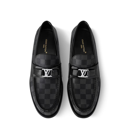 Sapato Louis Vuitton Major Grey Monogram