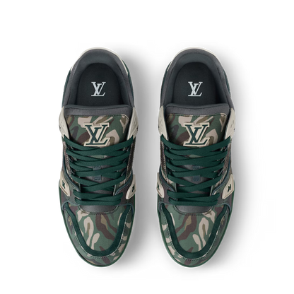 LV Trainer Camo - Printed Green