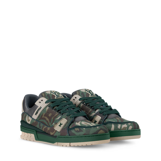 LV Trainer Camo - Printed Green