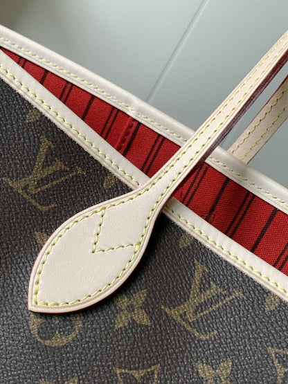 Neverfull Monogram MM Cerise Lining LV M41177 32*29*17cm