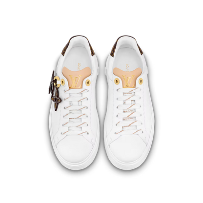 Tenis LV Time Out Branco Sneaker Chaveiro