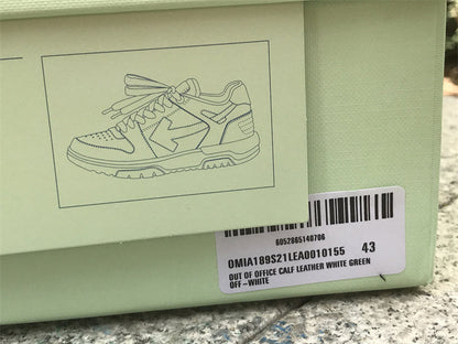 Off-White Out Of Office Branco Verde