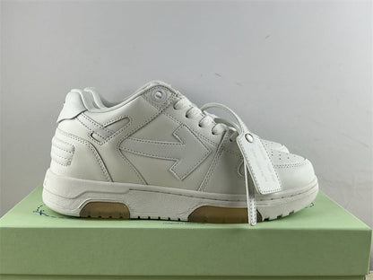 Off-White Out Of Office Calf Leather Triple White