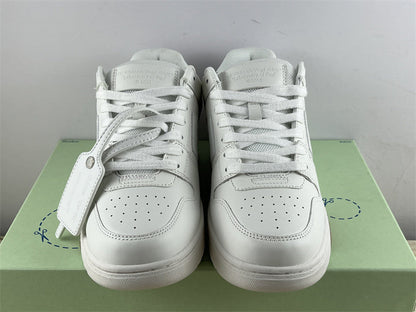 Off-White Out Of Office Calf Leather Triple White