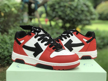 Off-White Out Of Office Vermelho Preto Branco
