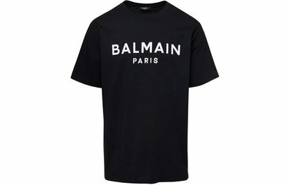 Camiseta Balmain Logo Front White
