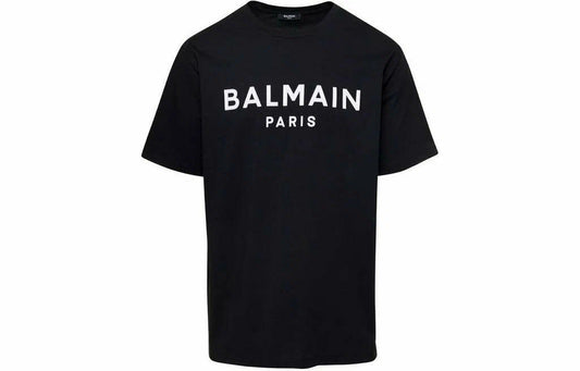 Camiseta Balmain Logo Front White