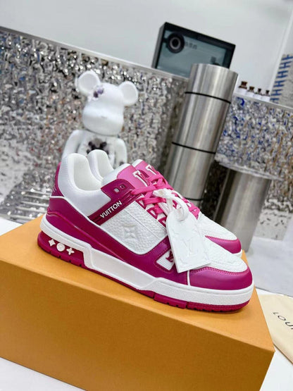 LV Trainer Pink White